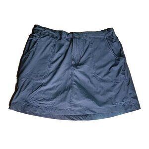 ARCTIX‎ Solid All Black Activewear Skort with Pockets Womens Size L Large